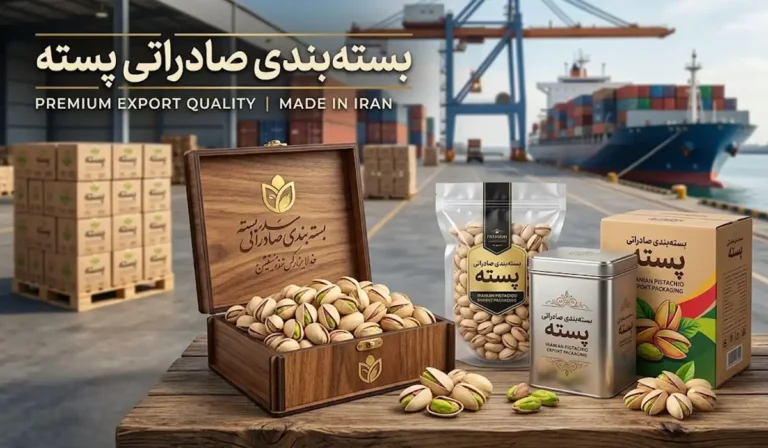 بسته بندی صادراتی پسته