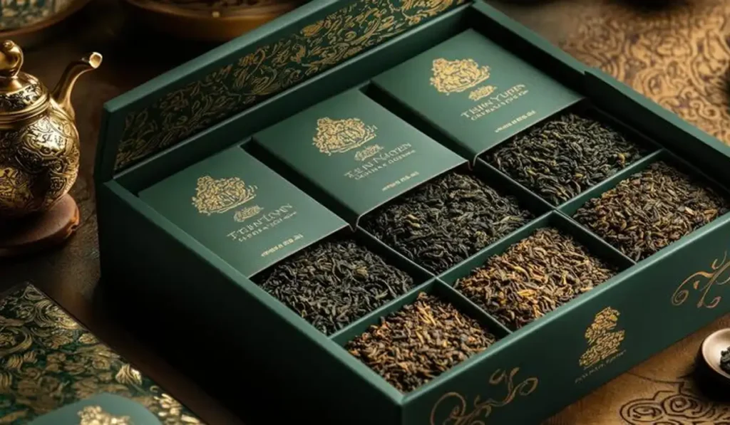بسته بندی لوکس چای