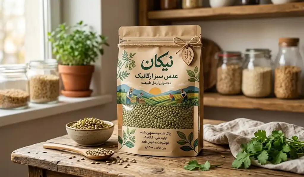 بسته بندی بهداشتی عدس