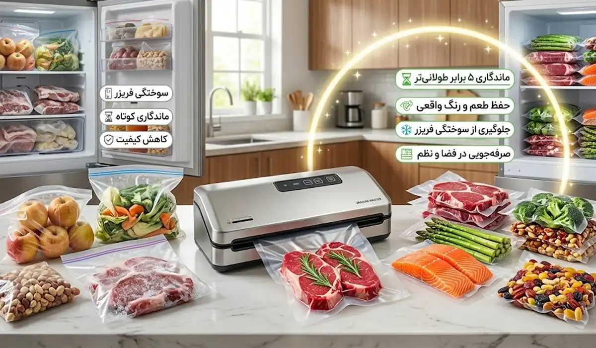 مزایای شگفتانگیز استفاده از دستگاه بسته بندی وکیوم